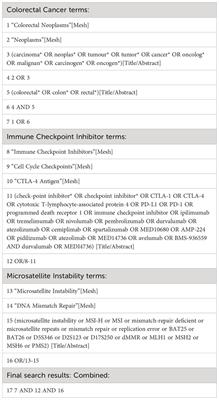 Immune checkpoint inhibitors for patients with microsatellite instability-high colorectal cancer: protocol of a pooled analysis of clinical trials